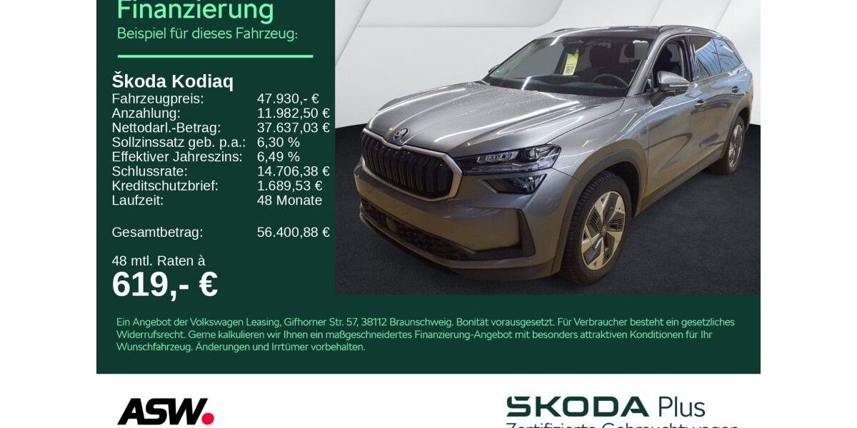 Skoda Kodiaq 24.800 km 47.930 &euro; Heilbronn 74076