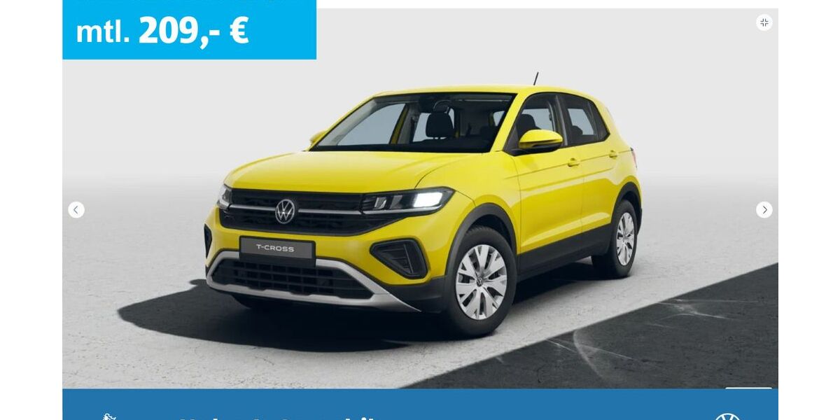 VW T-Cross 4.555 km 21.490 &euro; Bietigheim-Bissingen 74321