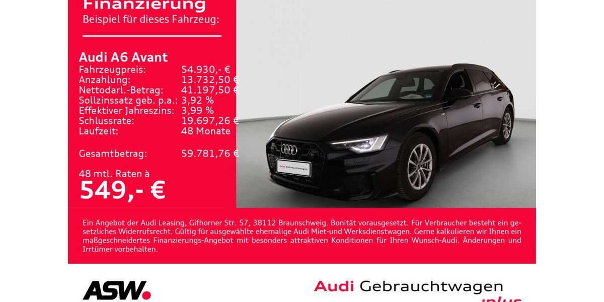 Audi A6 28.990 km 54.930 &euro; Heilbronn 74074