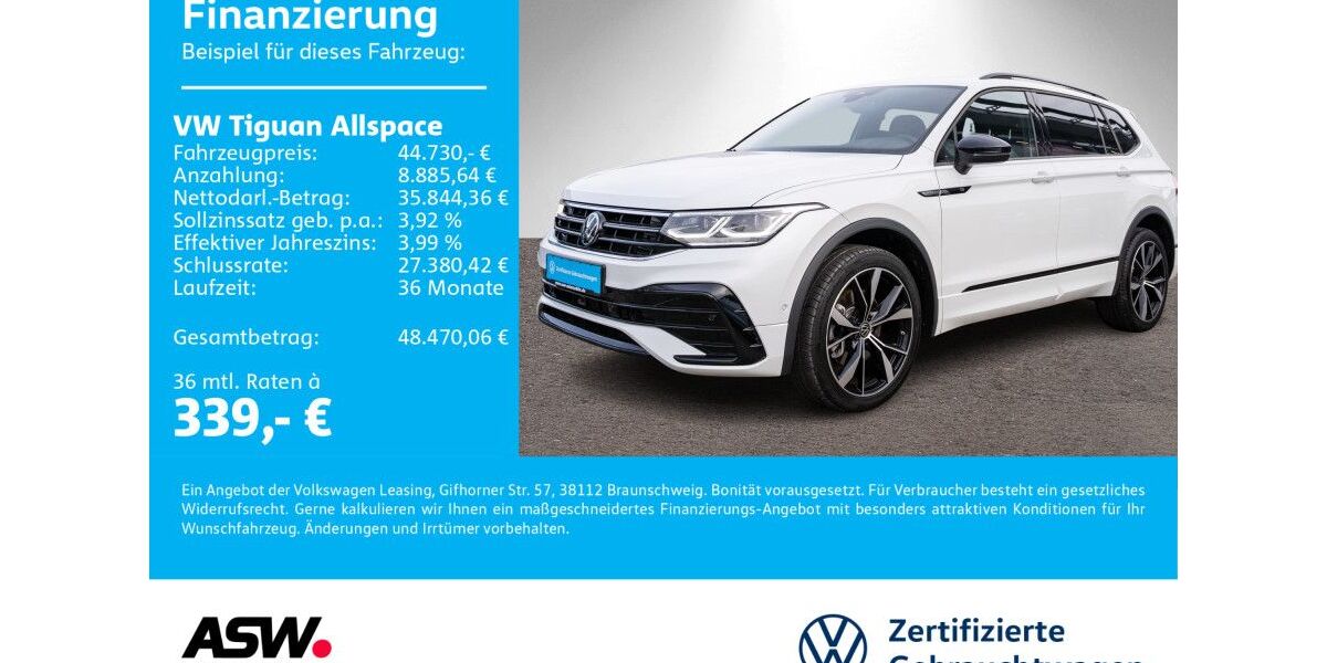 VW Tiguan Allspace 41.000 km 42.490 &euro; Neckarsulm 74172
