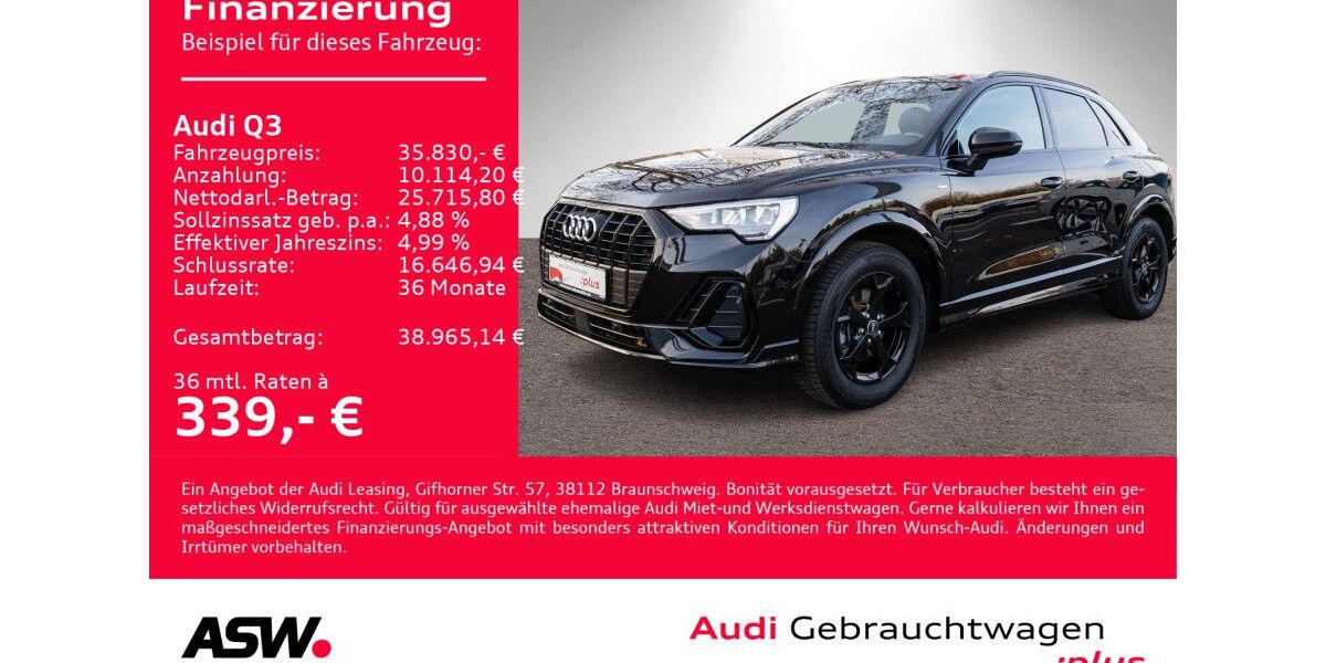 Audi Q3 51.300 km 33.860 &euro; Heilbronn 74074