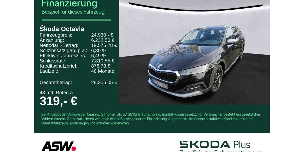 Skoda Octavia 95.600 km 24.930 &euro; Heilbronn 74076