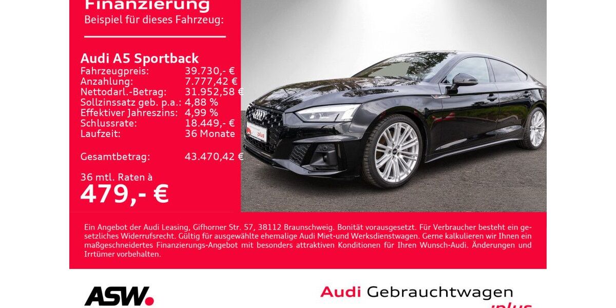 Audi A5 64.800 km 39.730 &euro; Heilbronn 74074