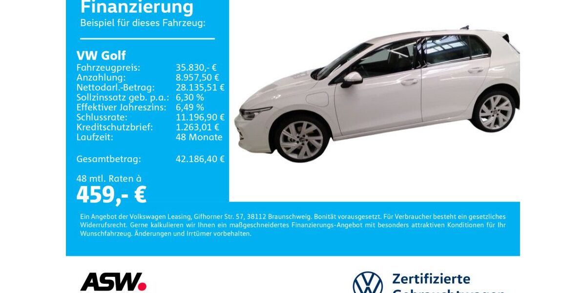 VW Golf 6.400 km 34.630 &euro; Bad Rappenau 74906