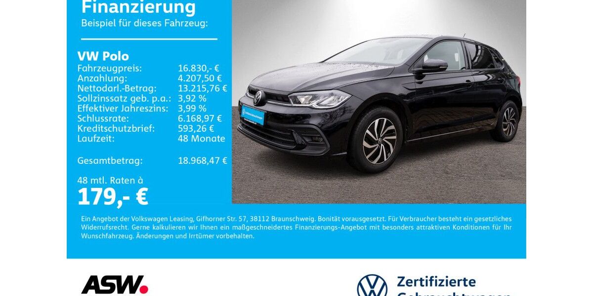 VW Polo 30.800 km 16.260 &euro; Neckarsulm 74172