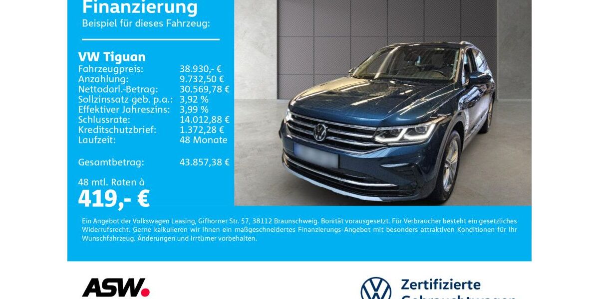VW Tiguan 59.900 km 38.930 &euro; Neckarsulm 74172