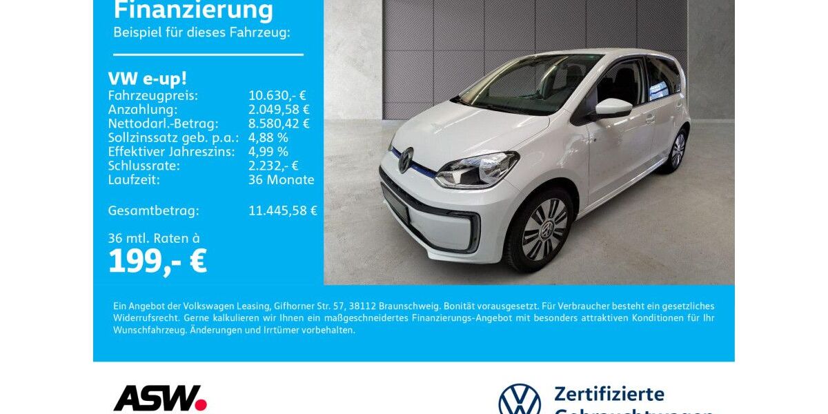VW up! 43.500 km 9.290 &euro; Neckarsulm 74172