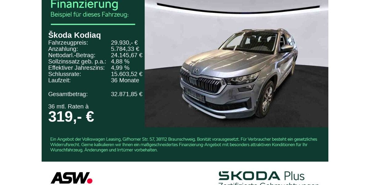Skoda Kodiaq 77.500 km 29.930 &euro; Heilbronn 74076