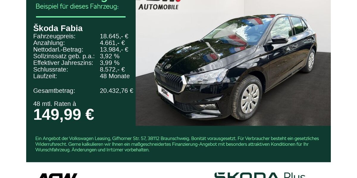 Skoda Fabia 9.900 km 16.485 &euro; Heilbronn 74076