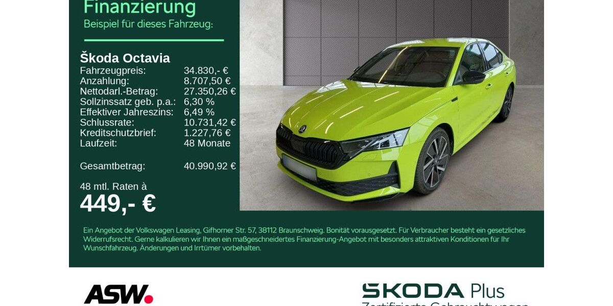 Skoda Octavia 20.300 km 34.830 &euro; Bad Rappenau 74906