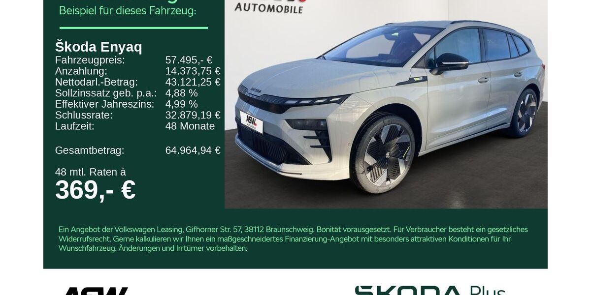 Skoda Enyaq 4.500 km 57.495 &euro; Bad Rappenau 74906