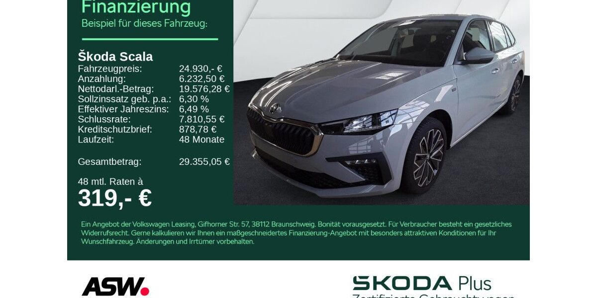 Skoda Scala 17.600 km 23.630 &euro; Heilbronn 74076