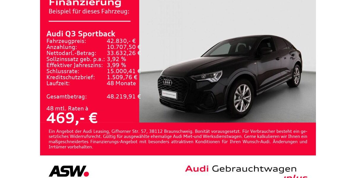 Audi Q3 27.800 km 42.830 &euro; Heilbronn 74074
