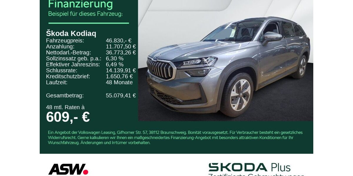Skoda Kodiaq 27.000 km 46.830 &euro; Bad Rappenau 74906
