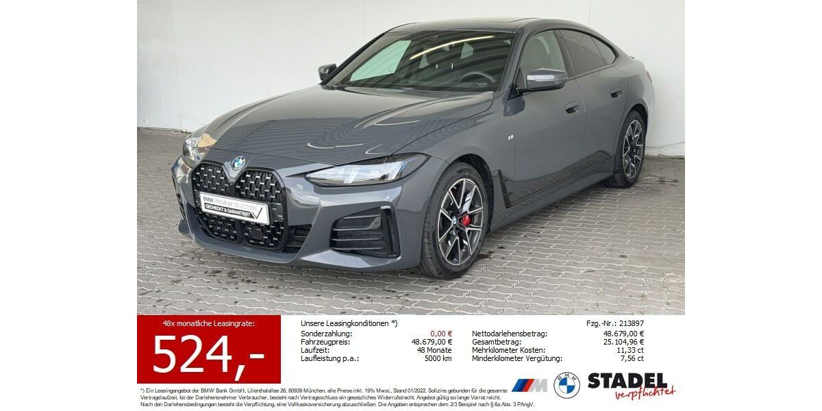 BMW 420 Gran Coupé 25.792 km 46.890 &euro; Heilbronn 74074