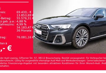 Audi A8 24.990 km 69.430 &euro; Heilbronn 74074