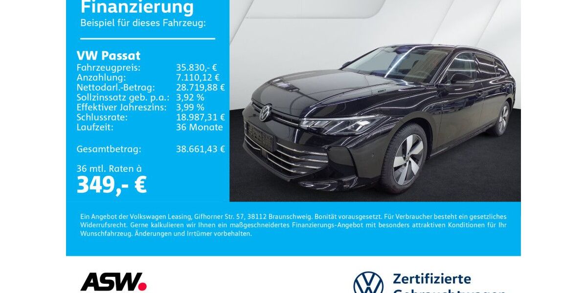 VW Passat Variant 17.900 km 35.830 &euro; Neckarsulm 74172