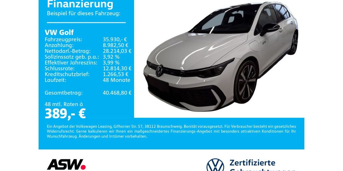 VW Golf 13.900 km 35.930 &euro; Neckarsulm 74172