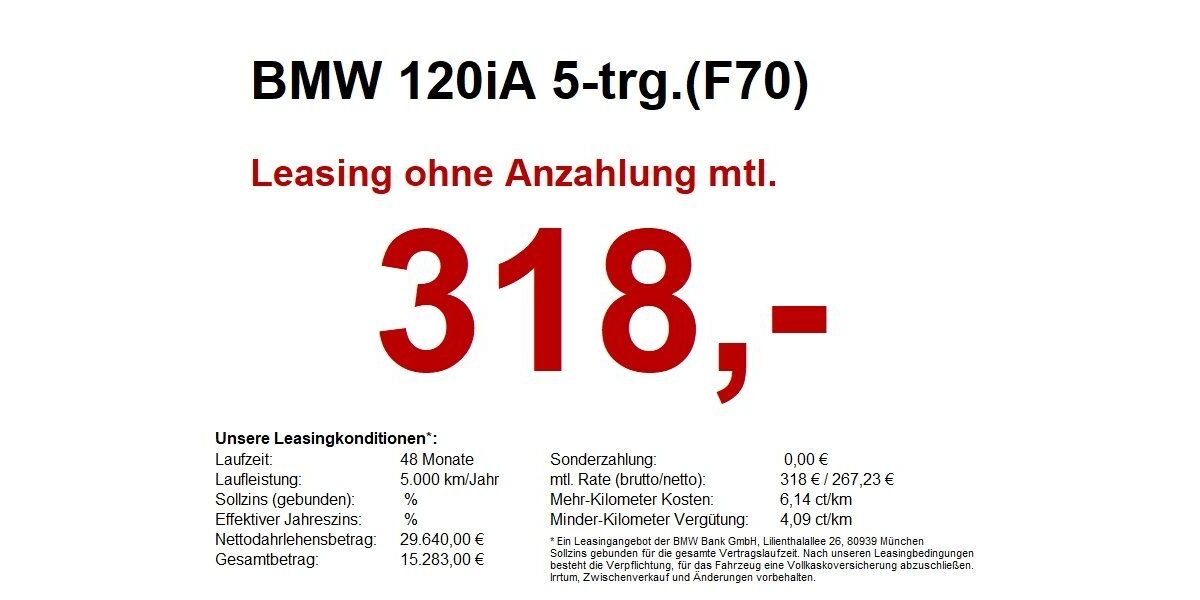 BMW 120 7.076 km 29.480 &euro; Heilbronn 74076