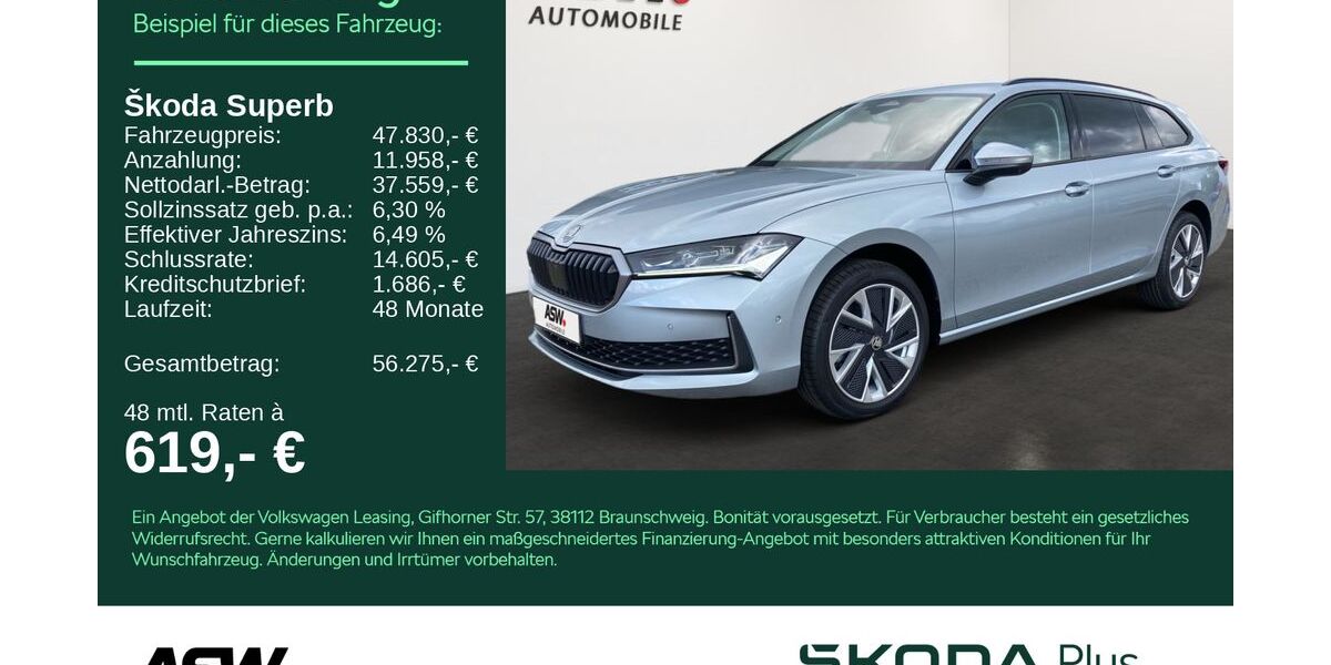 Skoda Superb 17.000 km 39.390 &euro; Heilbronn 74076