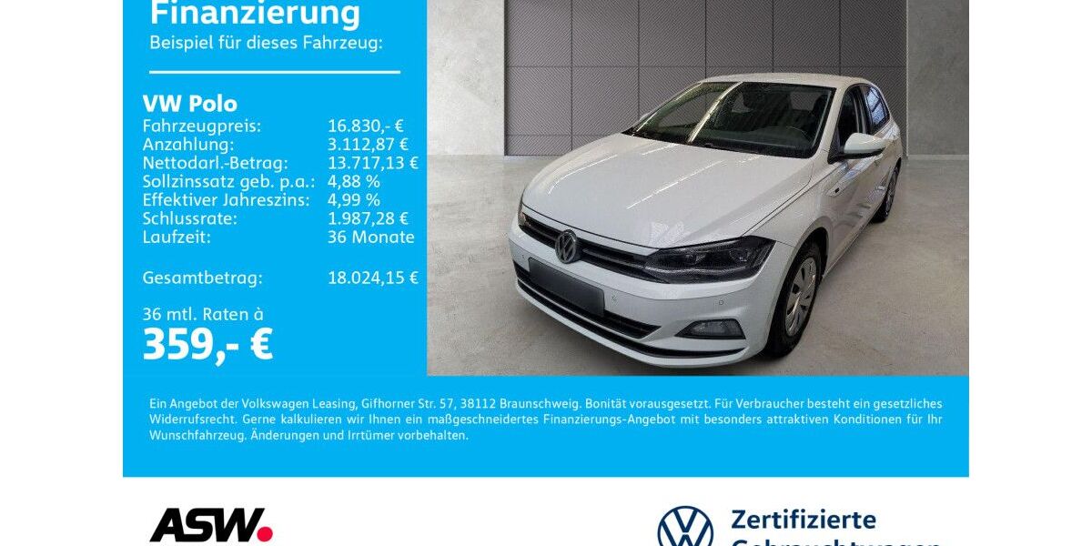 VW Polo 59.500 km 17.930 &euro; Neckarsulm 74172