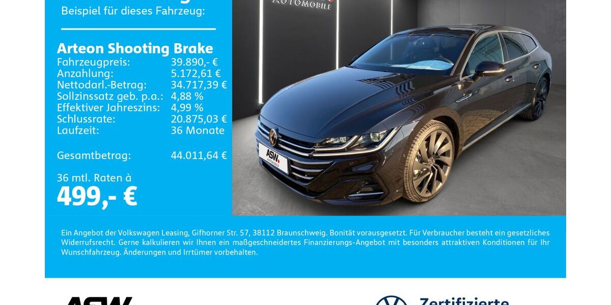VW Arteon 49.000 km 36.790 &euro; Neckarsulm 74172