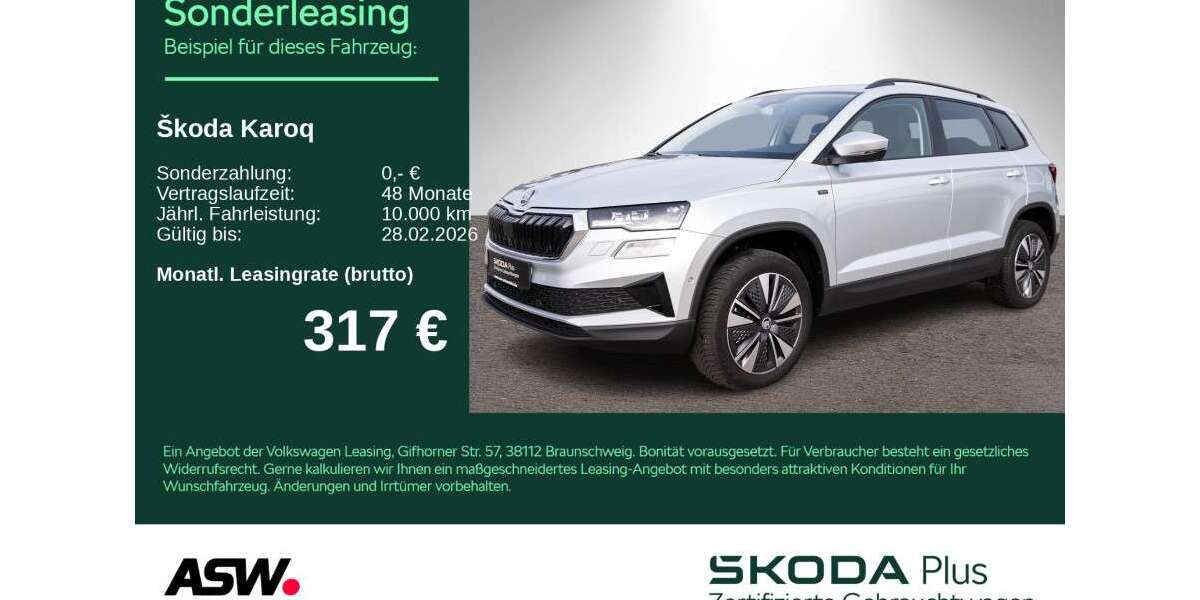 Skoda Karoq 26.600 km 33.930 &euro; Bad Rappenau 74906
