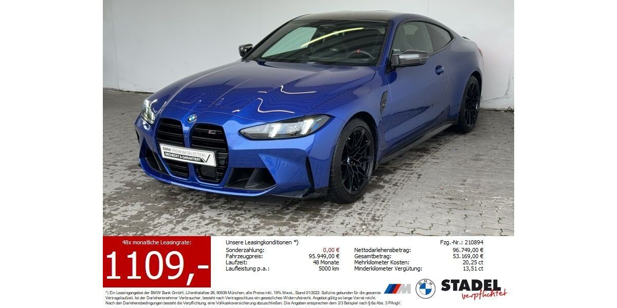 BMW M4 20.539 km 94.879 &euro; Heilbronn 74074