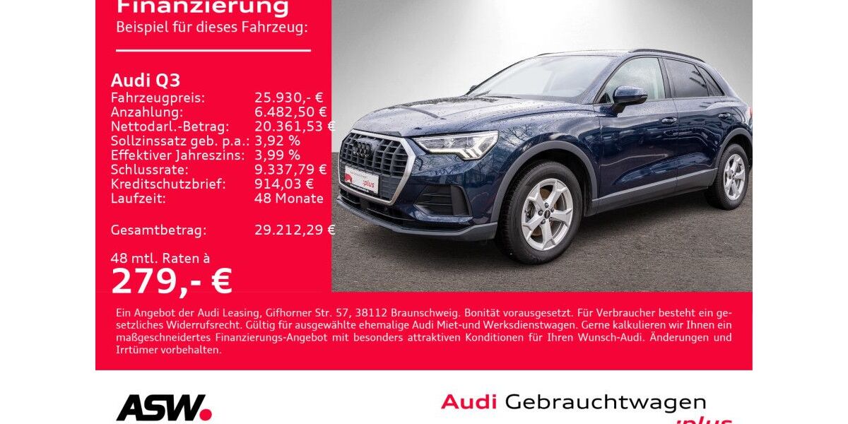Audi Q3 110.800 km 25.930 &euro; Heilbronn 74074
