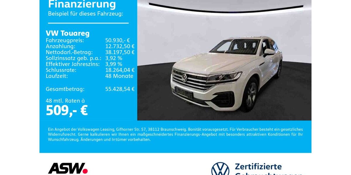 VW Touareg 52.800 km 50.930 &euro; Neckarsulm 74172