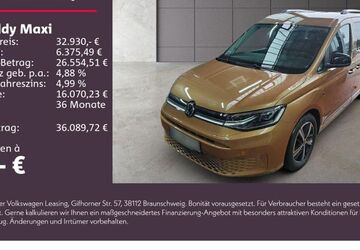 VW Caddy Maxi 64.200 km 31.730 &euro; Sinsheim 74889