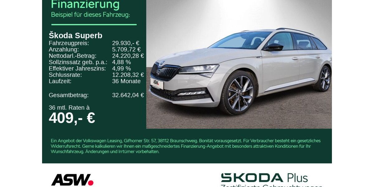Skoda Superb 116.990 km 27.390 &euro; Weinsberg 74189