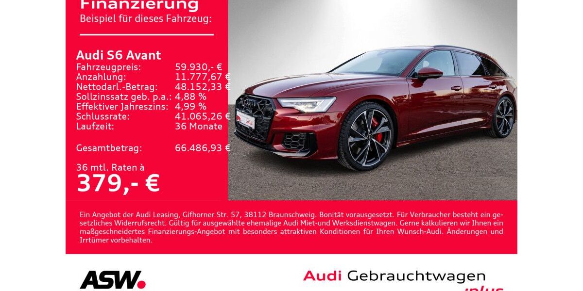 Audi S6 14.900 km 57.490 &euro; Heilbronn 74074
