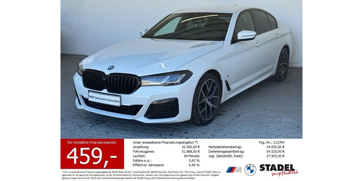BMW 540 29.160 km 51.440 &euro; Heilbronn 74074