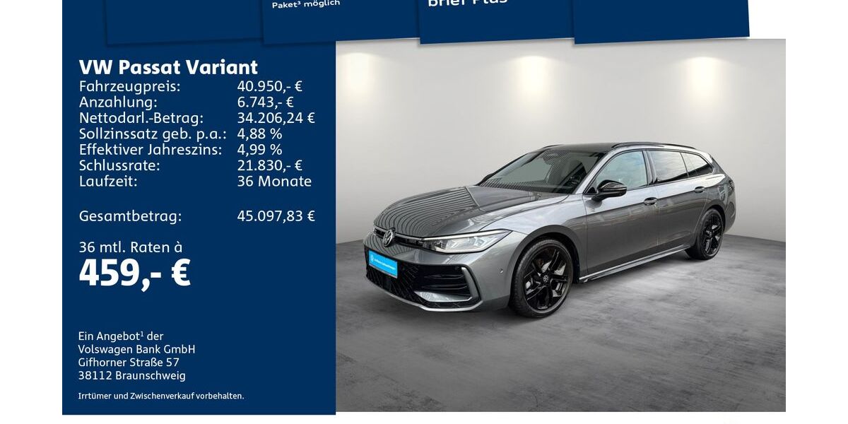 VW Passat Variant 26.515 km 39.960 &euro; Mosbach 74821