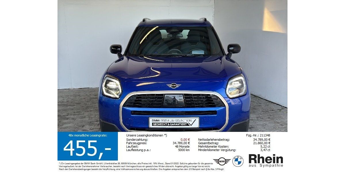 Mini Countryman C (Cooper) 9.617 km 33.440 &euro; Heilbronn 74076