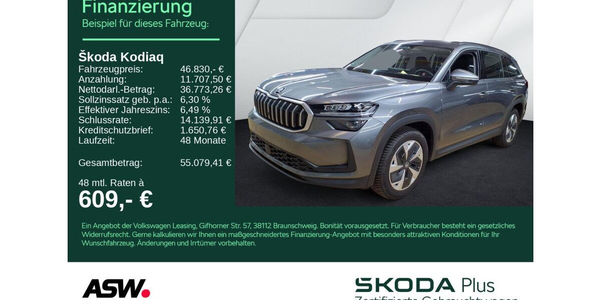 Skoda Kodiaq 24.500 km 45.630 &euro; Heilbronn 74076