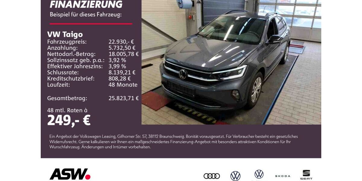 VW Taigo 23.800 km 22.930 &euro; Weinsberg 74189