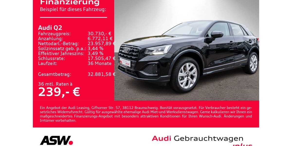 Audi Q2 31.700 km 26.490 &euro; Heilbronn 74074