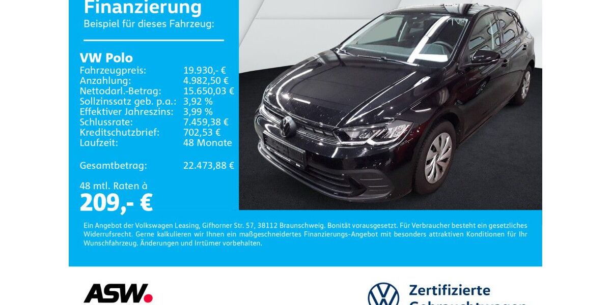 VW Polo 14.900 km 19.230 &euro; Neckarsulm 74172