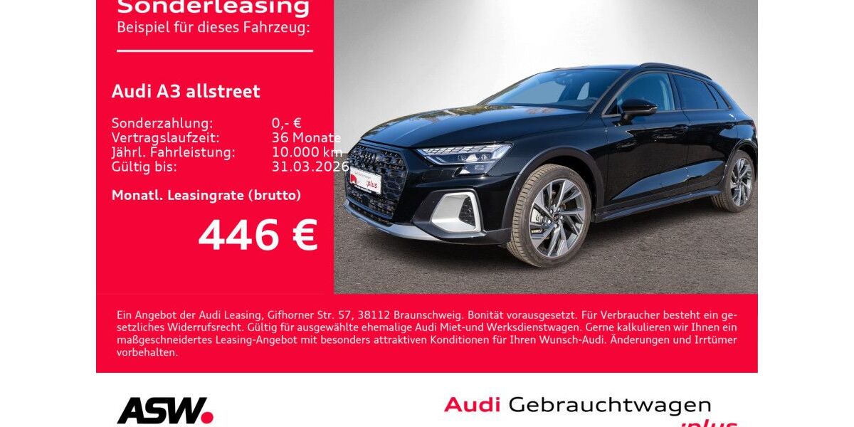 Audi A3 12.800 km 32.990 &euro; Heilbronn 74074