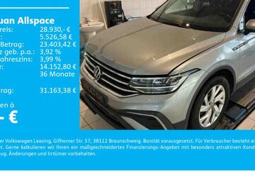 VW Tiguan Allspace 95.500 km 27.860 &euro; Sinsheim 74889