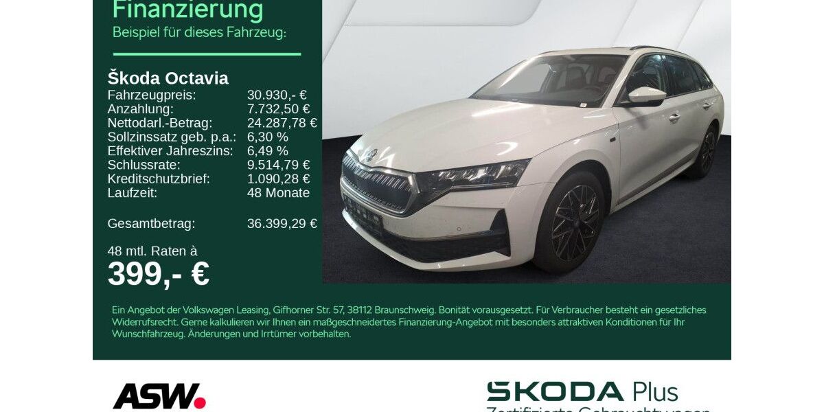 Skoda Octavia 15.900 km 30.930 &euro; Heilbronn 74076