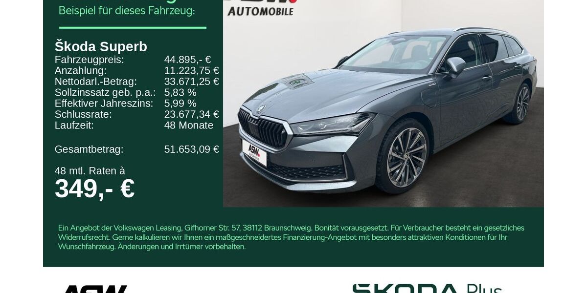 Skoda Superb 19.900 km 43.455 &euro; Bad Rappenau 74906