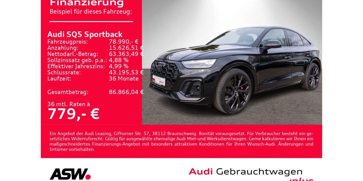 Audi SQ5 27.900 km 72.790 &euro; Heilbronn 74074