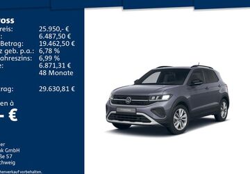 VW T-Cross 9.090 km 25.950 &euro; Mosbach 74821