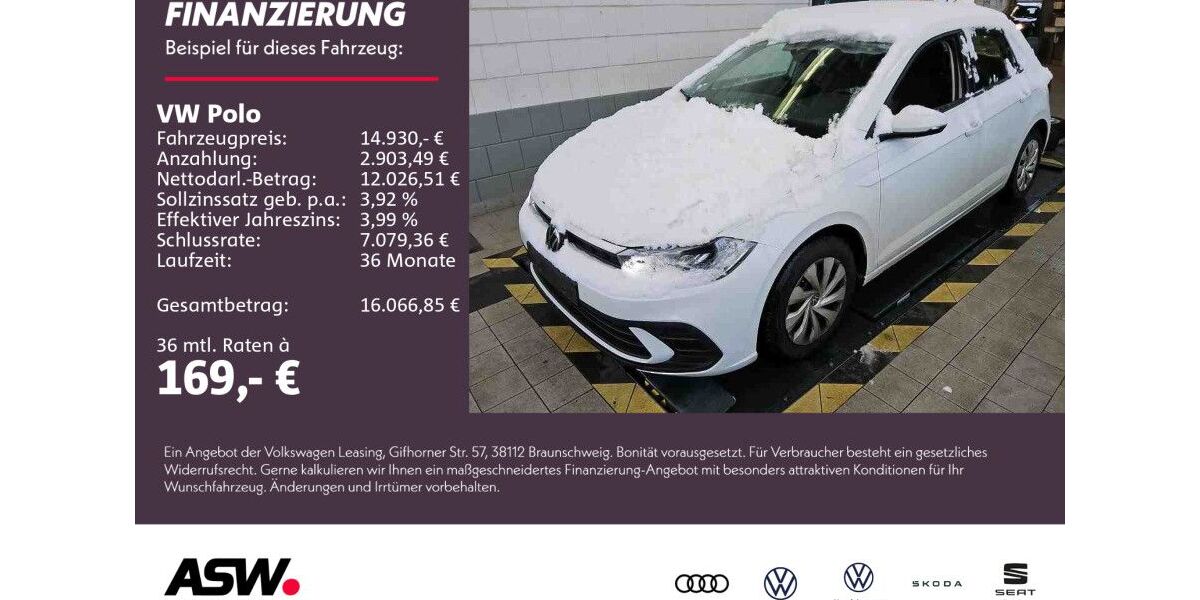 VW Polo 59.000 km 14.930 &euro; Weinsberg 74189