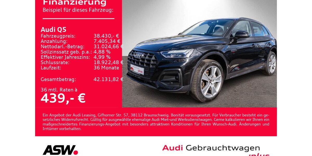 Audi Q5 71.000 km 38.430 &euro; Heilbronn 74074