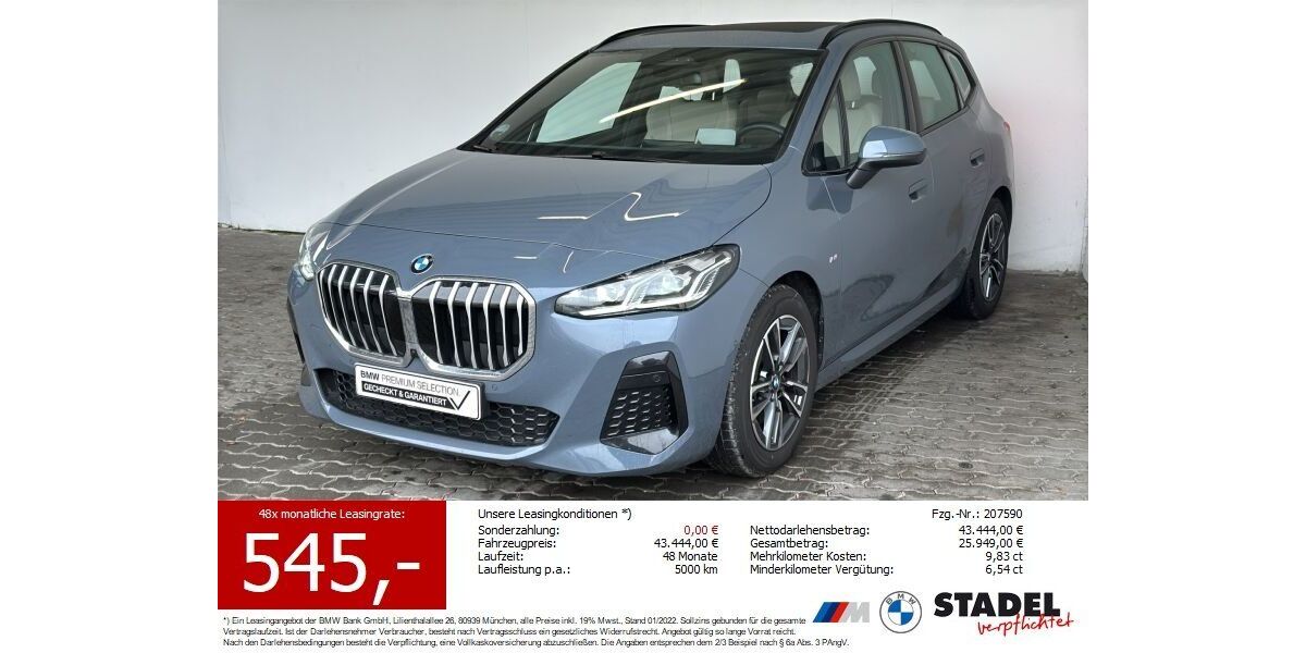 BMW 223 19.233 km 39.750 &euro; Heilbronn 74074