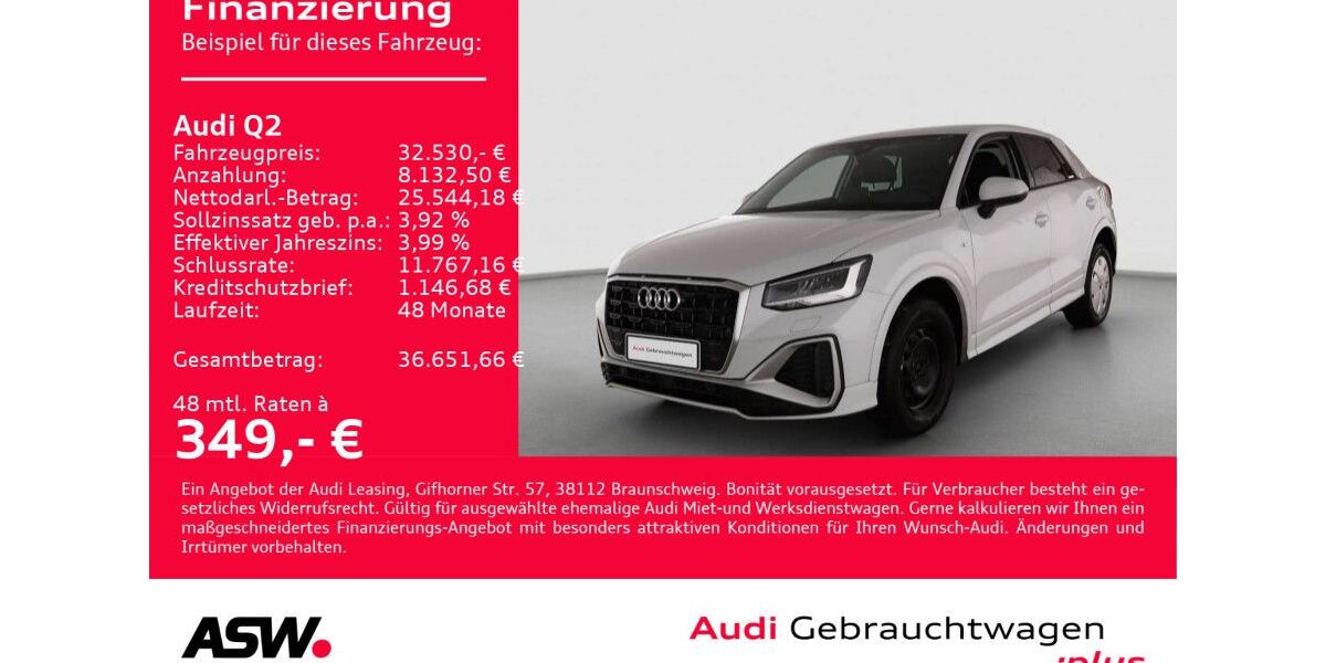 Audi Q2 18.500 km 31.430 &euro; Heilbronn 74074